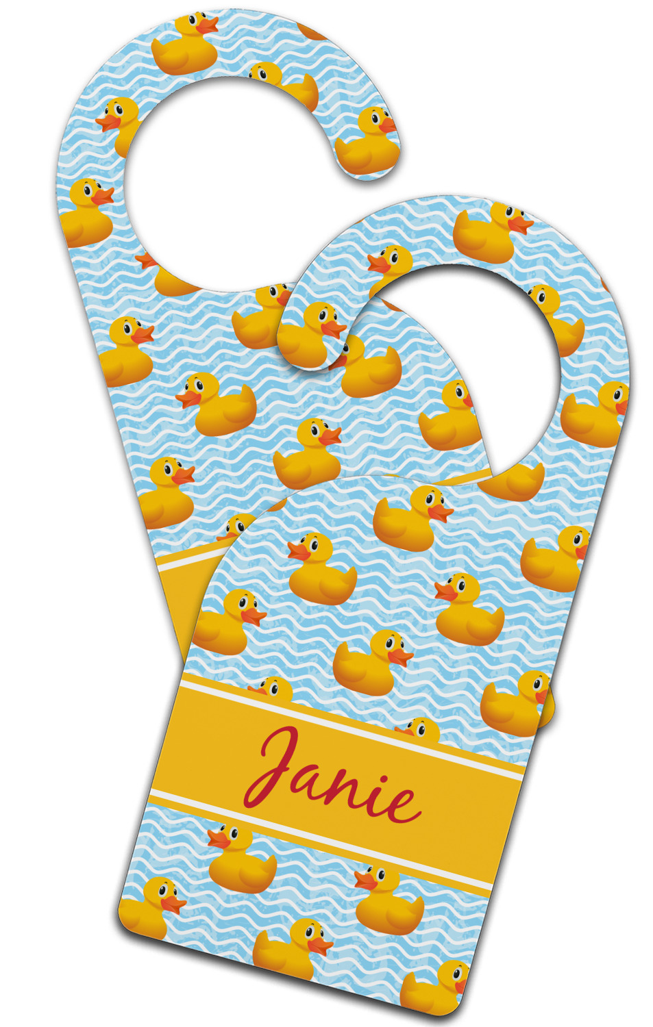 Custom Rubber Duckie Door Hanger (Personalized) YouCustomizeIt