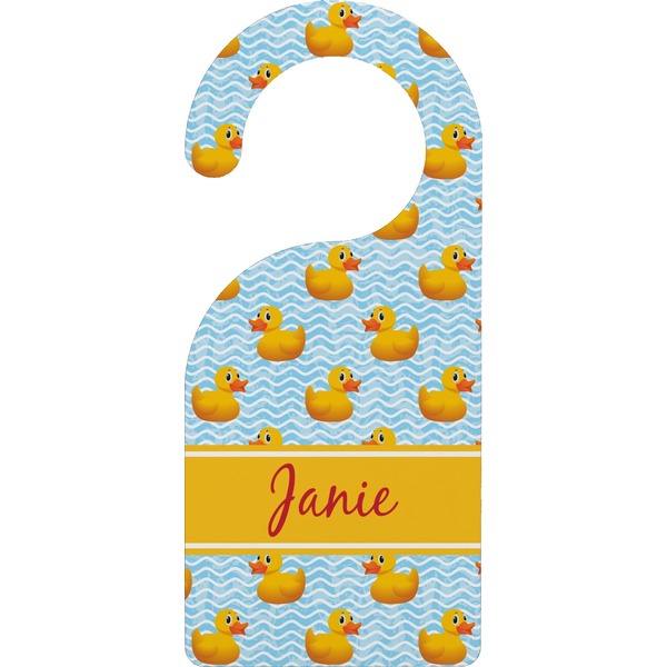 Custom Rubber Duckie Door Hanger (Personalized)