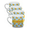 Rubber Duckie Double Shot Espresso Mugs - Set of 4 Front