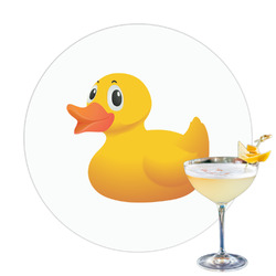 Rubber Duckie Printed Drink Topper