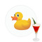 Rubber Duckie Drink Topper - Medium - Single with Drink