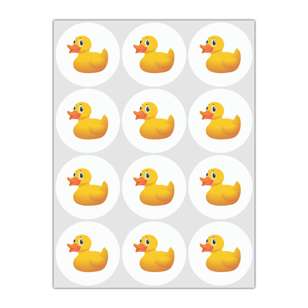 Rubber Duckie Drink Topper - Small - Set of 12