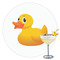 Rubber Duckie Drink Topper - XLarge - Single with Drink
