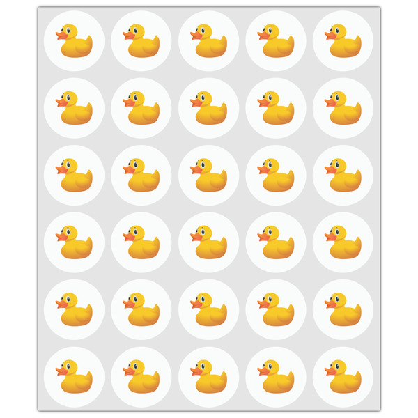 Rubber Duckie Drink Topper - XSmall - Set of 30