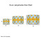 Rubber Duckie Drum Lampshades - Sizing Chart