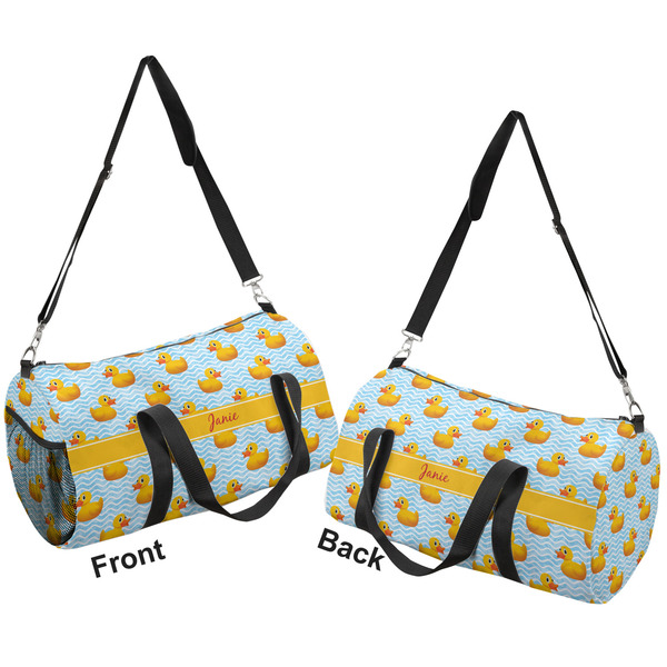 Rubber Duckie Duffle bag large front and back sides