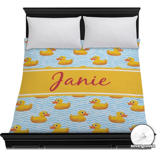 Custom Rubber Duckie Duvet Cover - Full / Queen (Personalized)