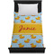 Rubber Duckie Duvet Cover - Twin - On Bed - No Prop
