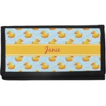 Rubber Duckie Canvas Checkbook Cover (Personalized)