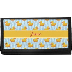 Rubber Duckie Canvas Checkbook Cover (Personalized)
