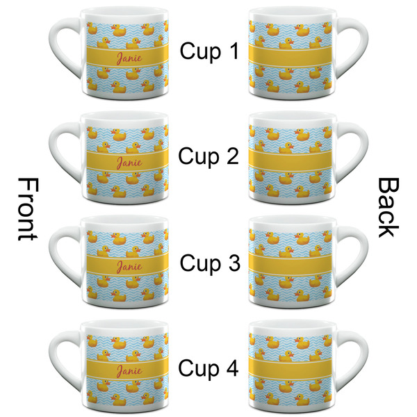 Rubber Duckie Espresso Cup - 6oz (Double Shot Set of 4) APPROVAL