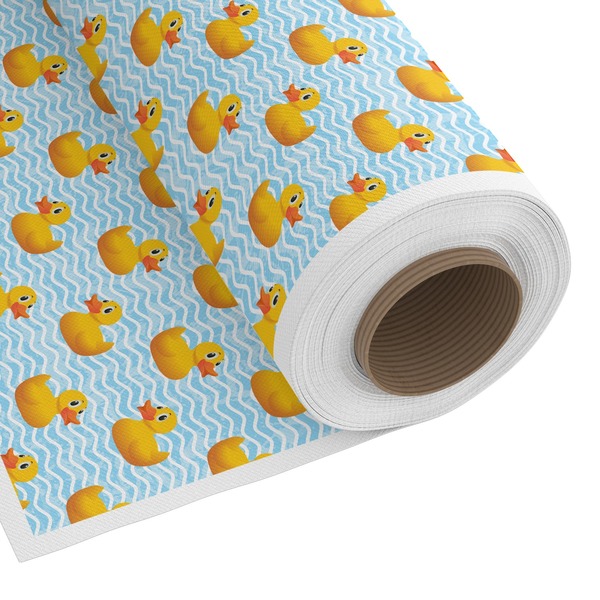 Custom Rubber Duckie Fabric by the Yard - Copeland Faux Linen