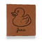 Rubber Duckie Leather Binder - 1" - Rawhide - Front View