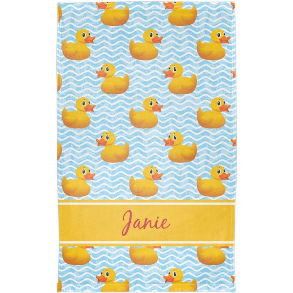 Rubber Duckie Finger Tip Towel - Full View