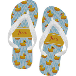 Rubber Duckie Flip Flops - Medium (Personalized)