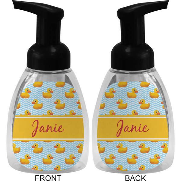 Rubber Duckie Foam Soap Bottle (Front & Back)