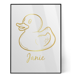 Rubber Duckie Foil Print (Personalized)