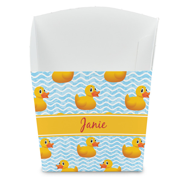 Custom Rubber Duckie French Fry Favor Boxes (Personalized)