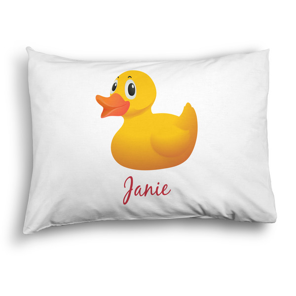 Custom Rubber Duckie Pillow Case - Standard - Graphic (Personalized)