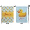 Rubber Duckie Garden Flag - Double Sided Front and Back