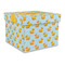 Rubber Duckie Gift Boxes with Lid - Canvas Wrapped - Large - Front/Main