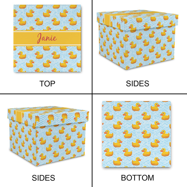 Rubber Duckie Gift Boxes with Lid - Canvas Wrapped - XX-Large - Approval