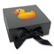 Rubber Duckie Gift Boxes with Magnetic Lid - Black - Front (angle)