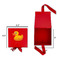 Rubber Duckie Gift Boxes with Magnetic Lid - Red - Open & Closed