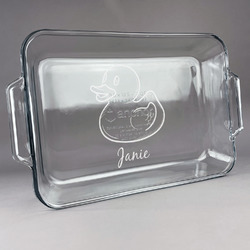 Rubber Duckie Glass Baking and Cake Dish (Personalized)