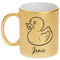 Rubber Duckie Gold Mug - Main