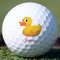 Rubber Duckie Golf Ball - Branded - Front