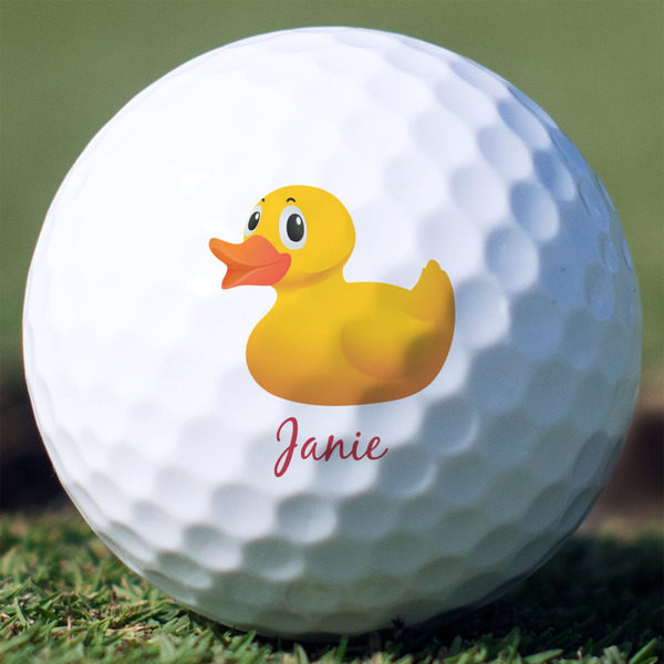 Custom Rubber Duckie Golf Balls - Titleist Pro V1 - Set of 3