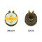Rubber Duckie Golf Ball Hat Clip Marker - Apvl - GOLD