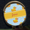 Rubber Duckie Golf Ball Marker Hat Clip - Gold - Close Up