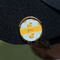 Rubber Duckie Golf Ball Marker Hat Clip - Gold - On Hat