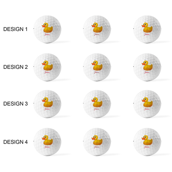 Rubber Duckie Golf Balls - Titleist - Set of 12 - APPROVAL