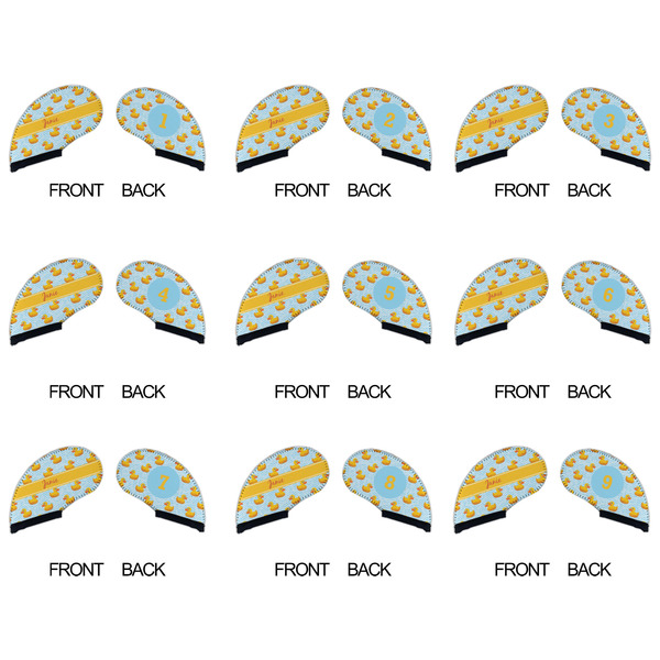 Rubber Duckie Golf Club Covers - APPROVAL (set of 9)