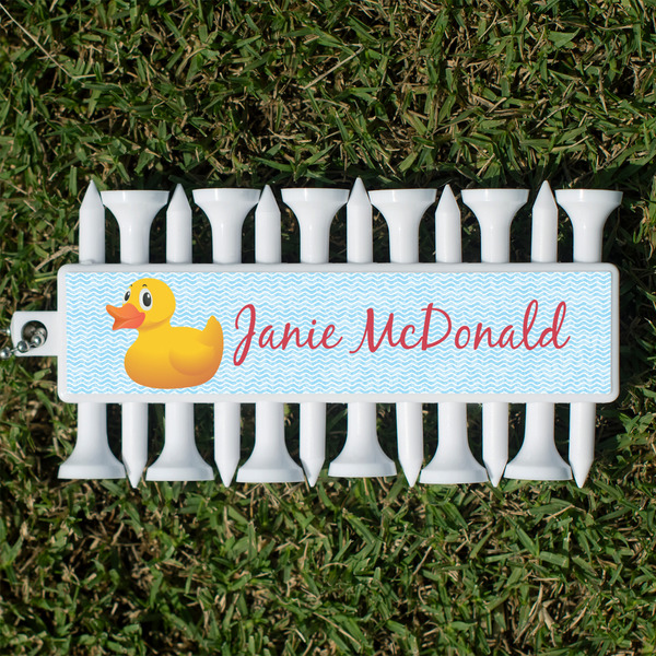 Custom Rubber Duckie Golf Tees & Ball Markers Set (Personalized)
