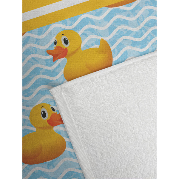Rubber Duckie Golf Towel - Detail