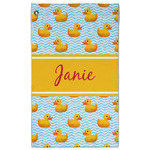 Rubber Duckie Golf Towel - Poly-Cotton Blend w/ Name or Text