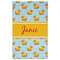 Rubber Duckie Golf Towel - Poly-Cotton Blend w/ Name or Text
