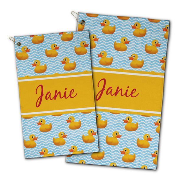 Rubber Duckie Golf Towel - PARENT (small and large)