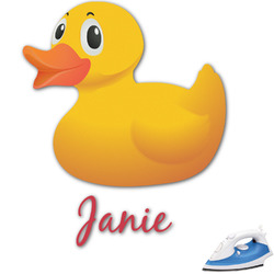 Rubber Duckie Graphic Iron On Transfer (Personalized)