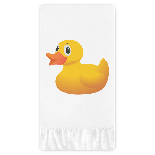 Custom Rubber Duckie Guest Paper Towels - Full Color