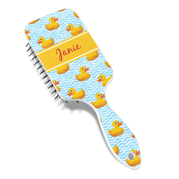 Rubber Duckie Hair Brush - Angle View