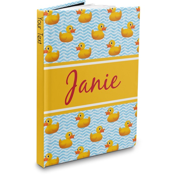 Custom Rubber Duckie Hardbound Journal (Personalized)