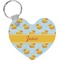 Rubber Duckie Heart Keychain (Personalized)