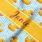 Rubber Duckie Hooded Baby Towel- Detail Close Up