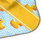 Rubber Duckie Hooded Baby Towel- Detail Corner