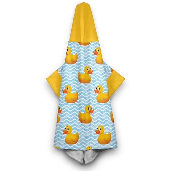 Rubber Duckie Hooded Towel - Hanging